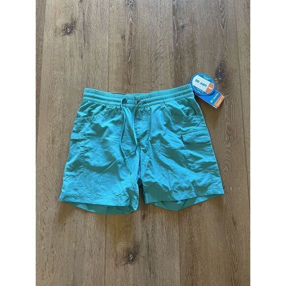Columbia Womens Blue Outdoor Amberley Stream Shorts Size Small NWT UPF 30 - Picture 1 of 3